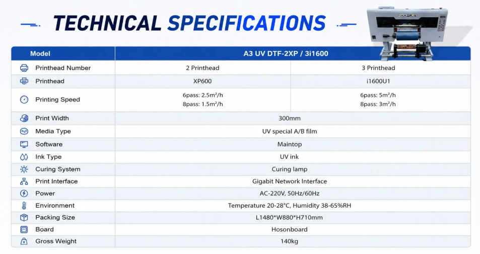 Stampante UV DTF A3 per etichette a cristallo 4